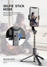 Single-Axis Q08 3-in-1  Gimbal wireless Camera Stabilizer