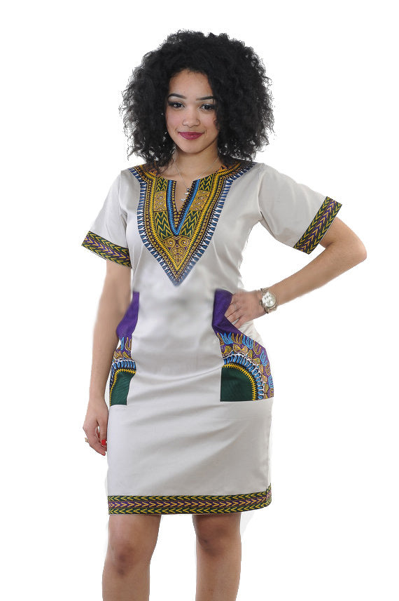 Women African printed dress