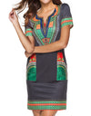 Women African printed dress