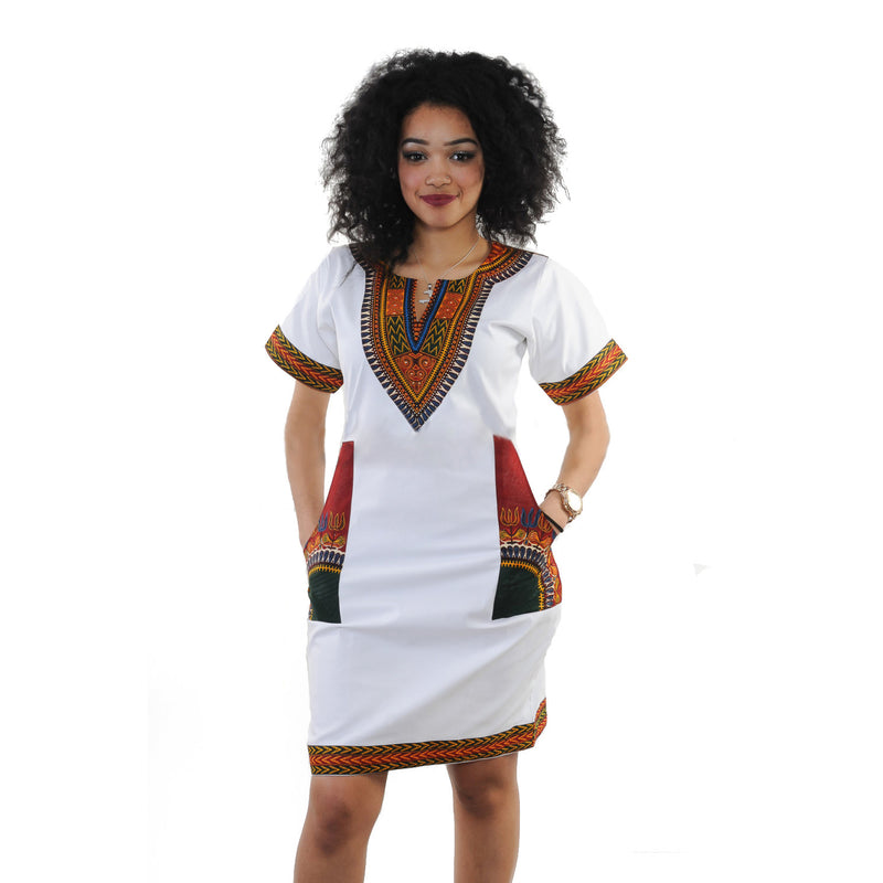 Women African printed dress