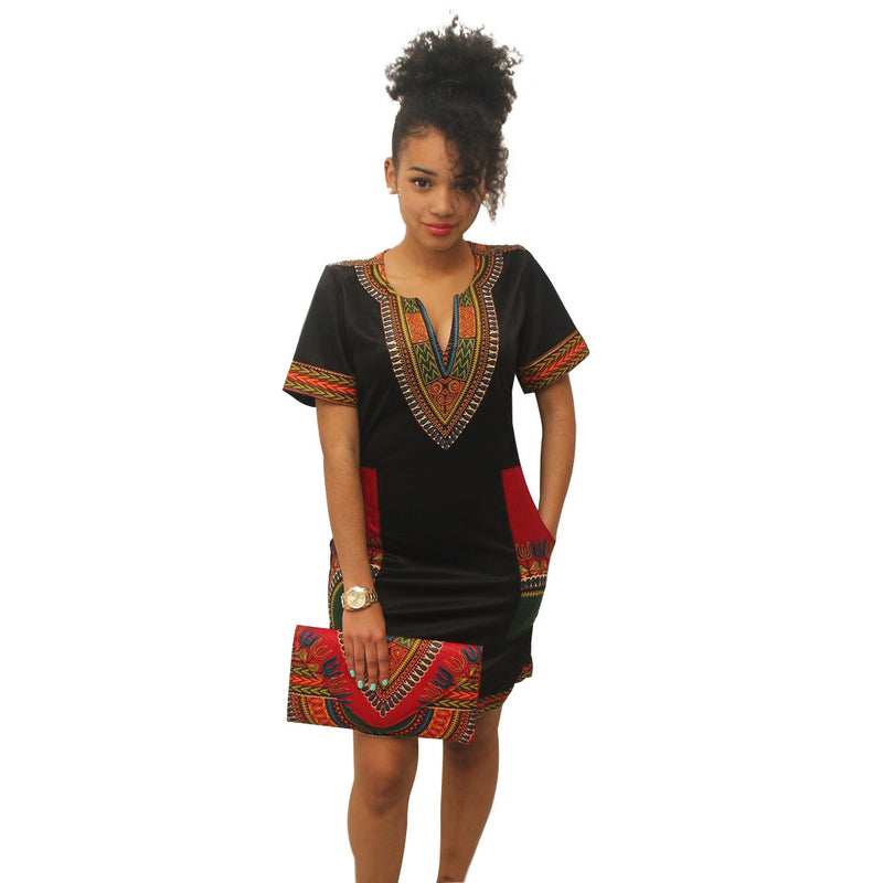 Women African printed dress