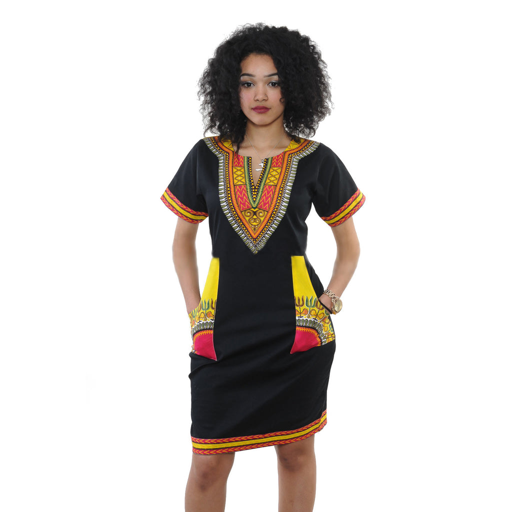 Women African printed dress