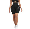 High Rise 3 Rows Hooks Neoprene Waist Trainer Shorts - Sleek_plug