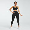 Racerback High Waist Pockets Sports Suit