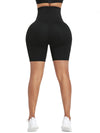 High Rise 3 Rows Hooks Neoprene Waist Trainer Shorts - Sleek_plug