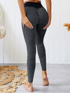 Wide Waist Running YOGA Leggings Seamless Slim - Sleek_plug