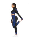 Sports Top Zipper And High Waist Pants For Running - Sleek_plug